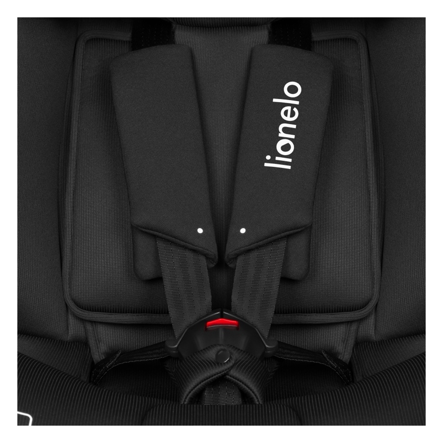 Lionelo - Draaibare autostoel met basis BRAVE i-Size 40–150 cm Zwart Carbon