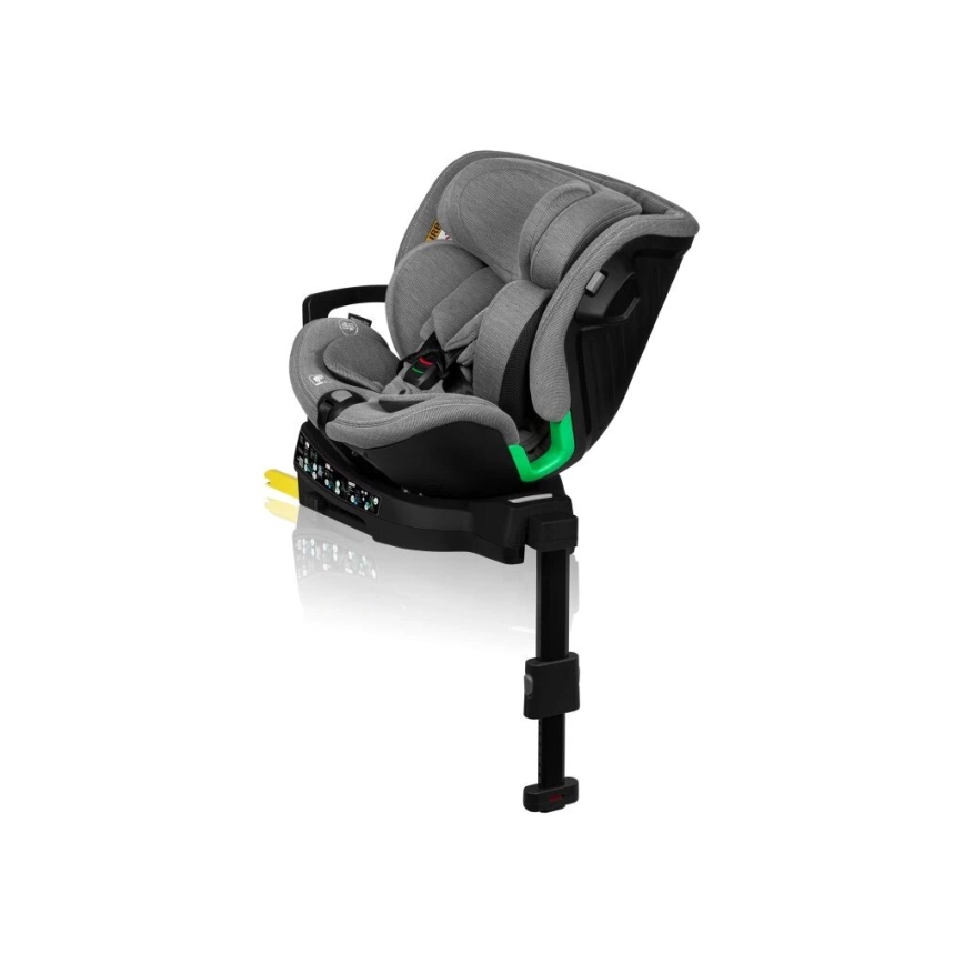Lionelo - Draaibare autostoel met basis HARMONY i-Size 40-150 cm grijs