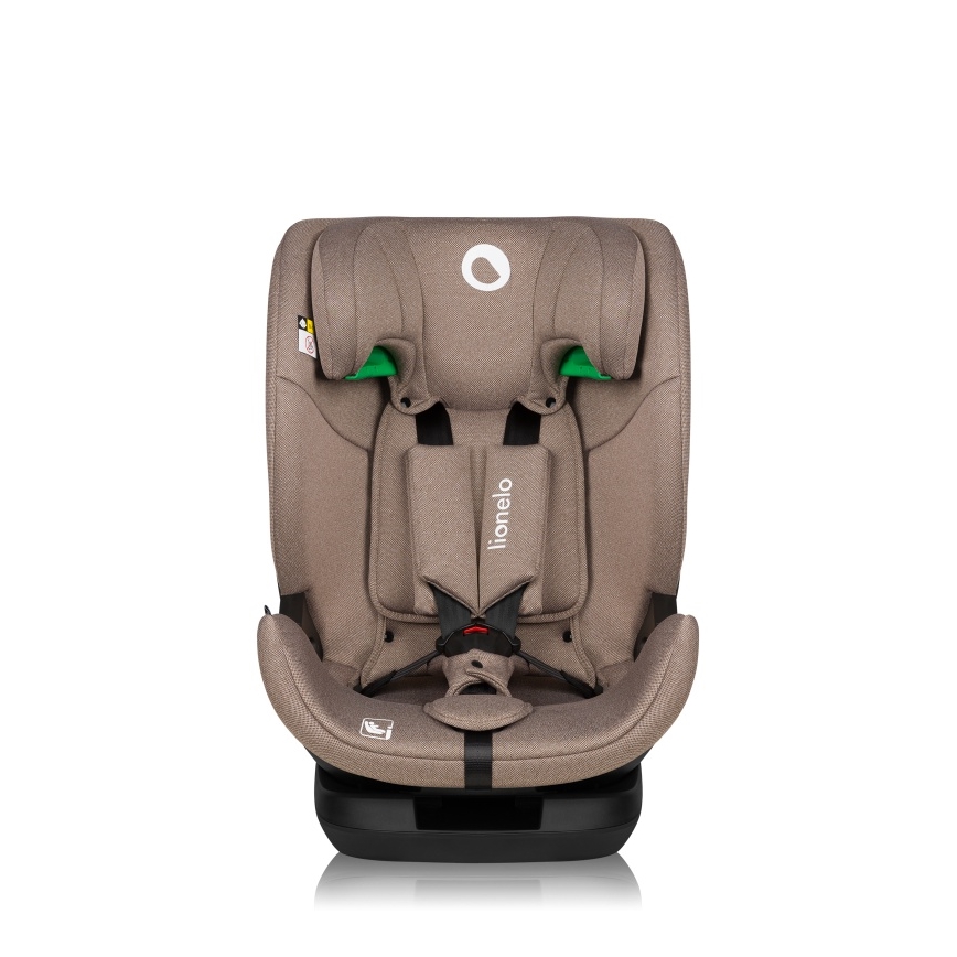 Lionelo - Draaibare autostoel met basis LAVENDER i-Size 76-150 cm Beige Latte