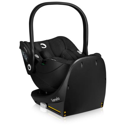 Lionelo - Draaibare autostoel met basis MOXIE SET i-Size 40-87 cm Black Carbon