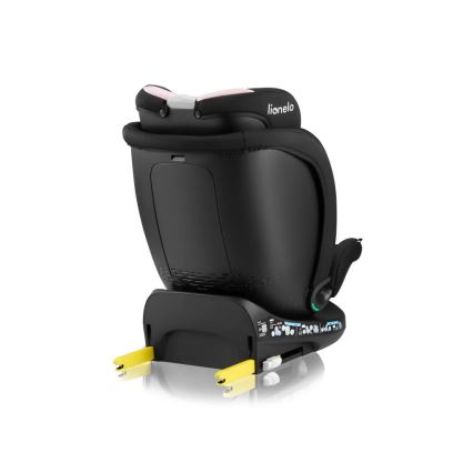 Lionelo - Draaibare autostoel met basis NAVY i-Size 40–150 cm zwart/roze