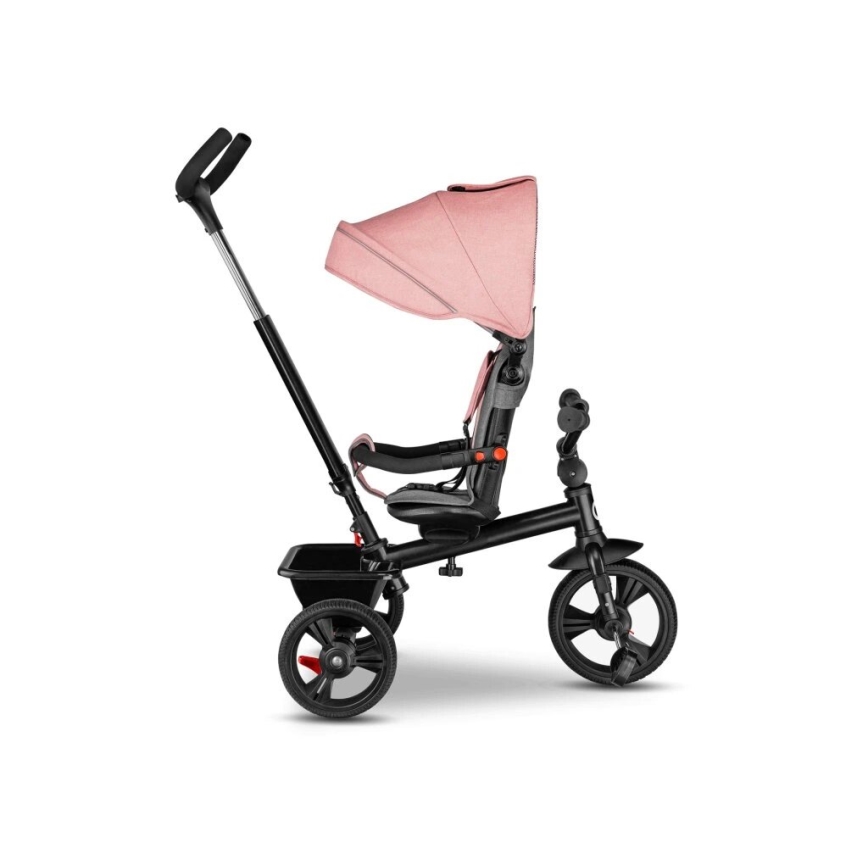 Lionelo - Driewieler voor kinderen HAARI roze/grijs
