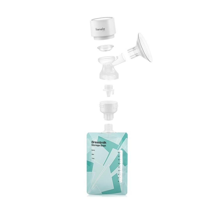 Lionelo - Oplaadbare elektrische borstkolf FIDI ONE 5V 1000 mAh 180 ml