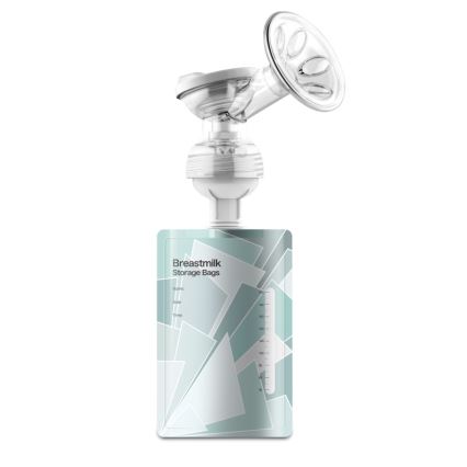 Lionelo - Elektrische oplaadbare dubbele borstkolf voor moedermelk TWEE GO 5V 1100 mAh 150 ml