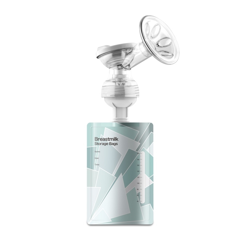 Lionelo - Elektrische oplaadbare dubbele borstkolf voor moedermelk TWEE GO 5V 1100 mAh 150 ml