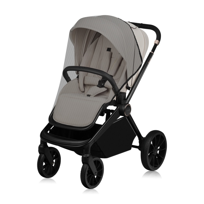 Lionelo - Gecombineerde 2-in-1 kinderwagen MIKA PLUS zandbeige