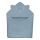 Lionelo - Grijze lucht kinderovergoot met capuchon MUSLIN HOODED TOWEL