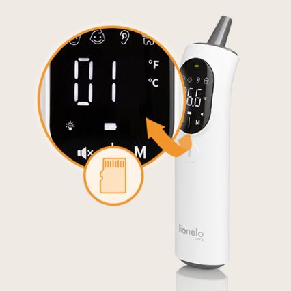 Lionelo - Infraroodthermometer FEVERSCAN 2xAAA