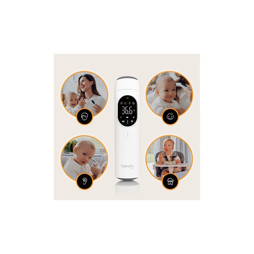 Lionelo - Infraroodthermometer FEVERSCAN 2xAAA