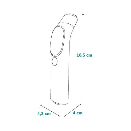 Lionelo - Infraroodthermometer FEVERSCAN 2xAAA
