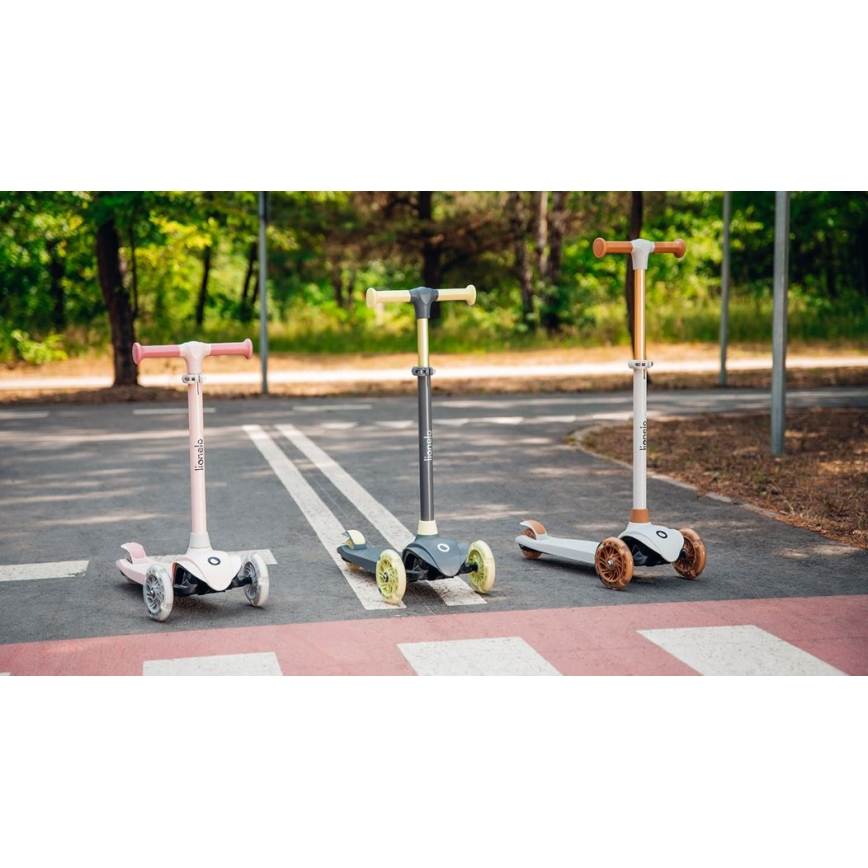 Lionelo - JESSY kinderstep 3xAA grijs/groen