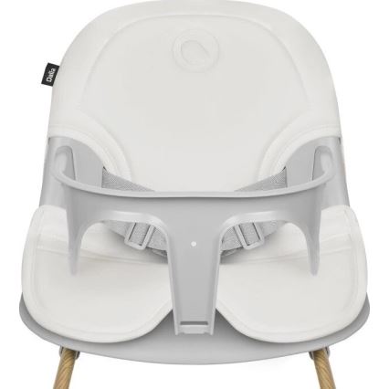 Lionelo - Kinder eetstoel 2in1 DALIA wit/bruin