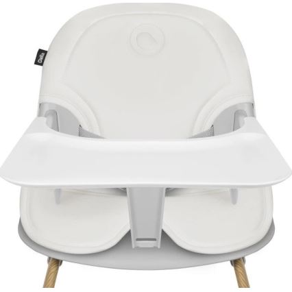 Lionelo - Kinder eetstoel 2in1 DALIA wit/bruin