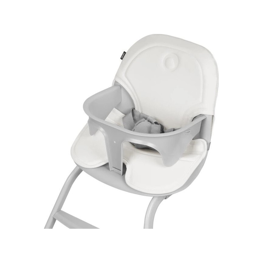 Lionelo - Kinder eetstoel 2in1 DALIA wit/grijs