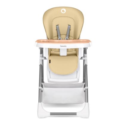 Lionelo - Kinder eetstoel LINN PLUS wit/beige