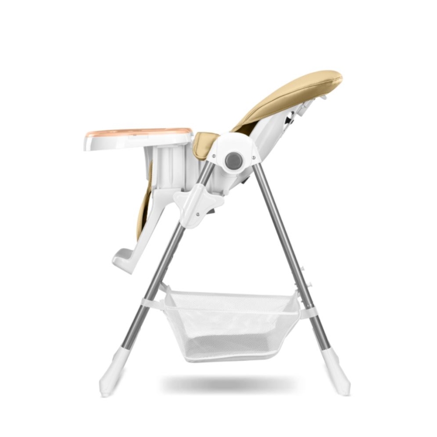 Lionelo - Kinder eetstoel LINN PLUS wit/beige