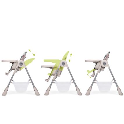 Lionelo - Kinder eetstoel ZANNA beige