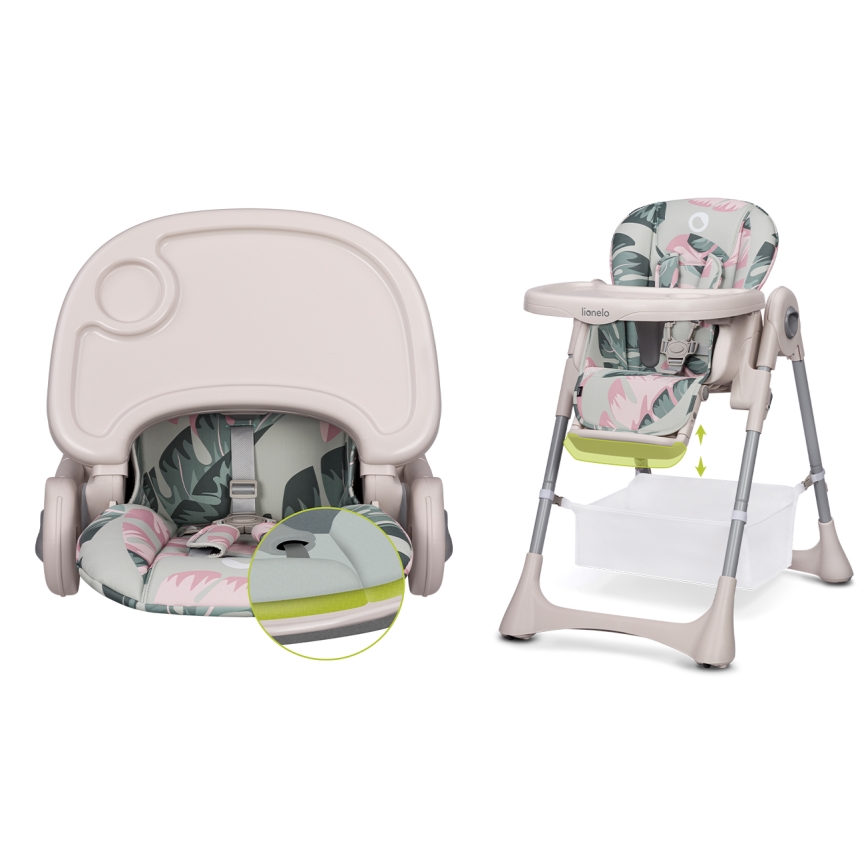Lionelo - Kinder eetstoel ZANNA beige