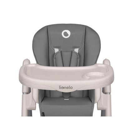 Lionelo - Kinder eetstoel ZANNA grijs