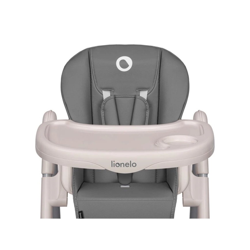 Lionelo - Kinder eetstoel ZANNA grijs