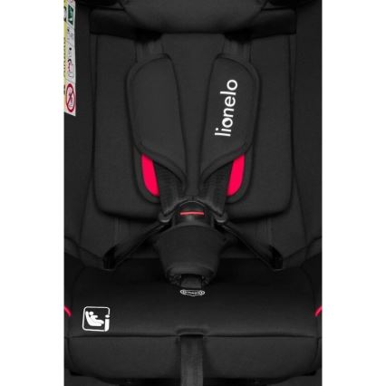 Lionelo - Kinderautostoel AART i-Size 40-150 cm zwart/rood