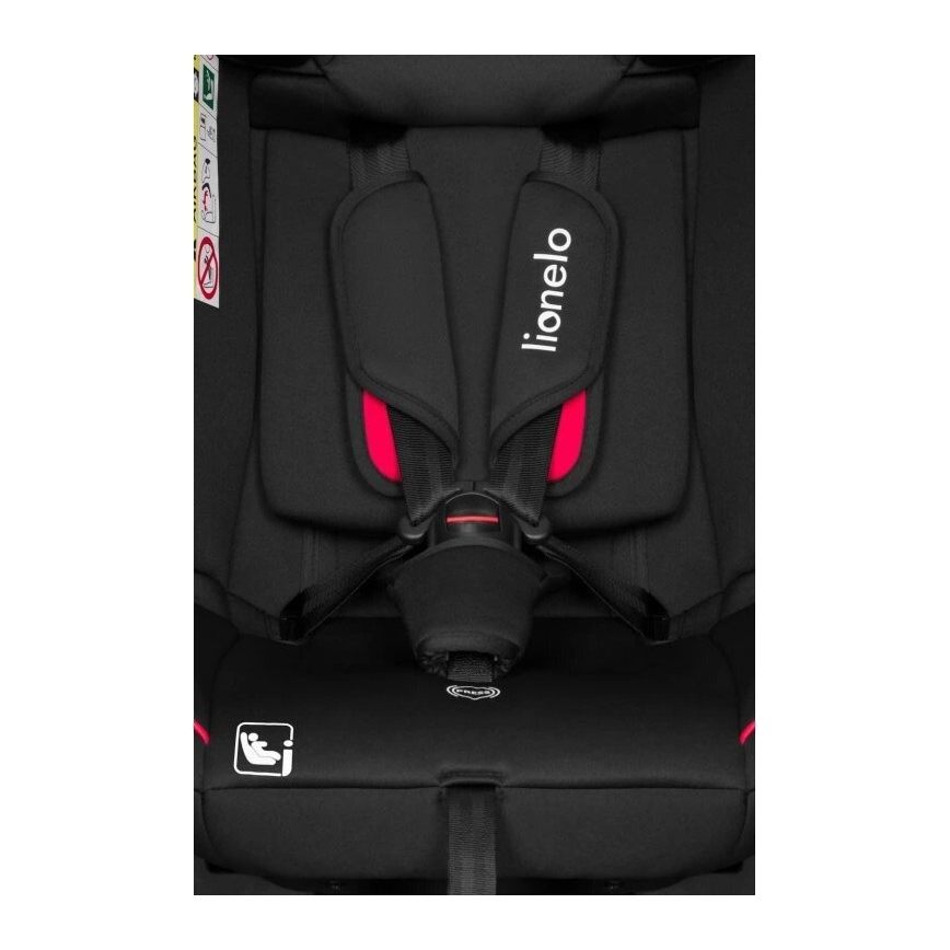 Lionelo - Kinderautostoel AART i-Size 40-150 cm zwart/rood