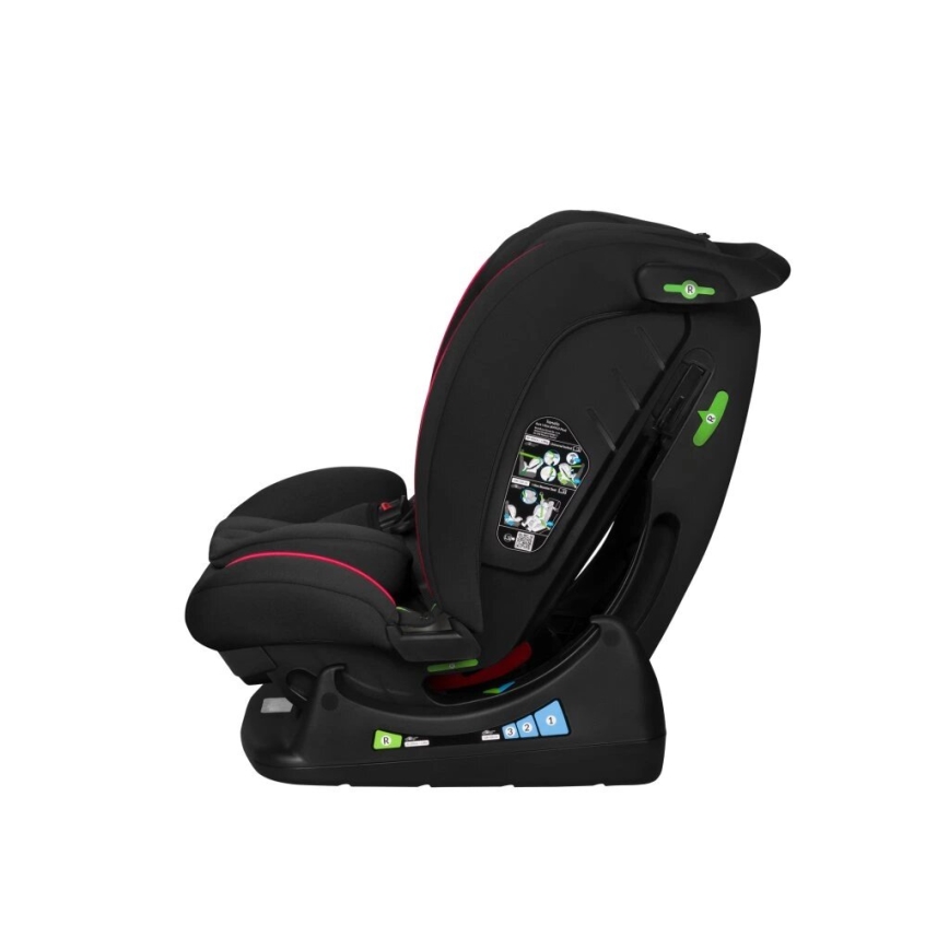 Lionelo - Kinderautostoel AART i-Size 40-150 cm zwart/rood