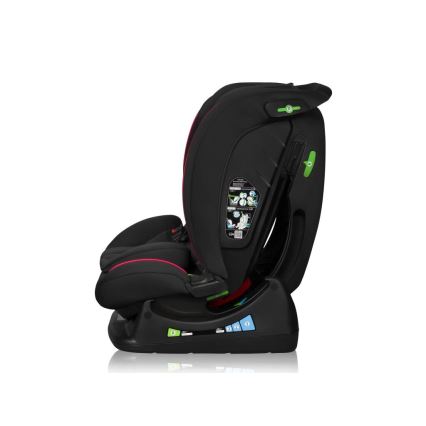 Lionelo - Kinderautostoel AART i-Size 40-150 cm zwart/rood