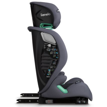 Lionelo - Kinderautostoel IGO i-Size 100-150 cm Grijs Grafiet