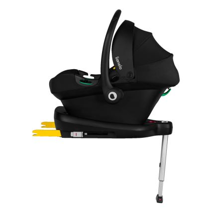 Lionelo - Kinderautostoel met basis ASTRID SET i-Size 40-87 cm Zwart Grijs