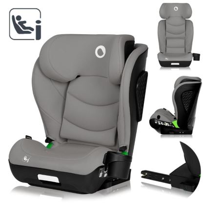 Lionelo - Kinderautostoel NEAL i-Size 100-150 cm Grijs Concrete