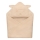 Lionelo - Kinderbadcape met capuchon van mousseline Beige zand