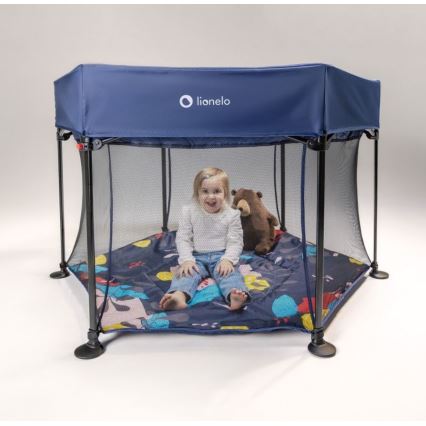Lionelo - Kinderbox ROEL donkerblauw