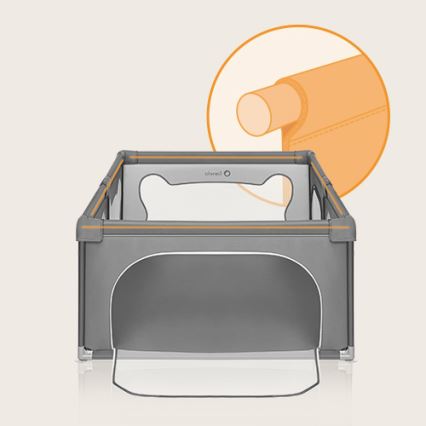Lionelo - Kinderbox WILLOW grijs