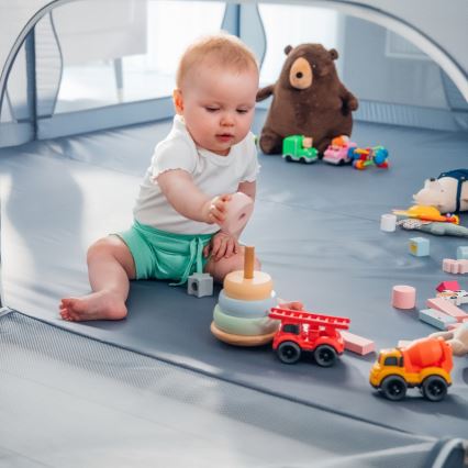 Lionelo - Kinderbox WILLOW XL grijs
