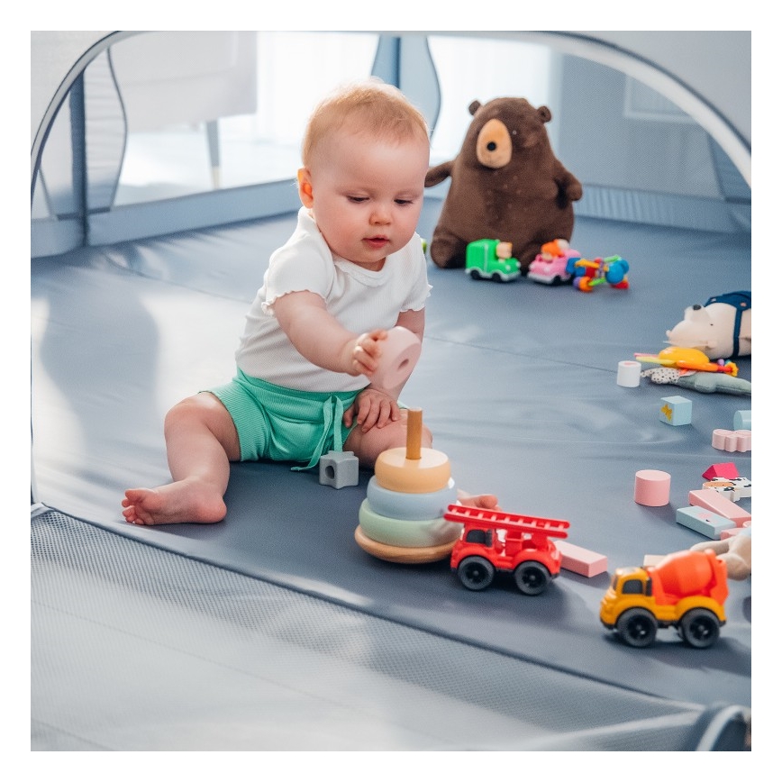 Lionelo - Kinderbox WILLOW XL grijs