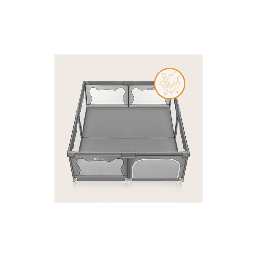 Lionelo - Kinderbox WILLOW XL grijs