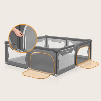 Lionelo - Kinderbox WILLOW XL grijs