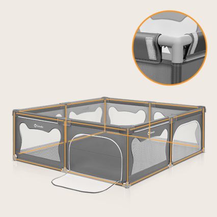 Lionelo - Kinderbox WILLOW XL grijs