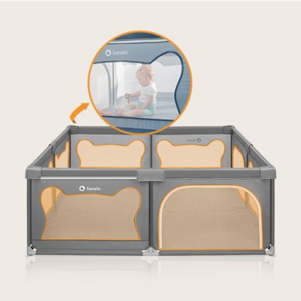 Lionelo - Kinderbox WILLOW XL grijs