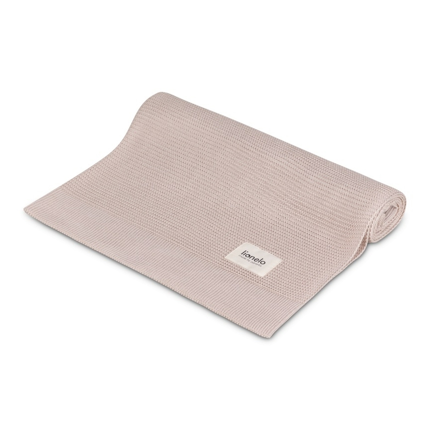 Lionelo - Kinderdeken Bamboe 75x100 cm Zandbeige