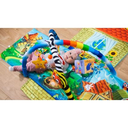 Lionelo - Kinderdeken om mee te spelen met huis AGNES PLUS
