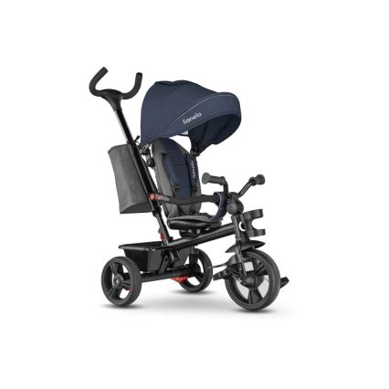 Lionelo - Kinderdriewieler HAARI donkerblauw/grijs