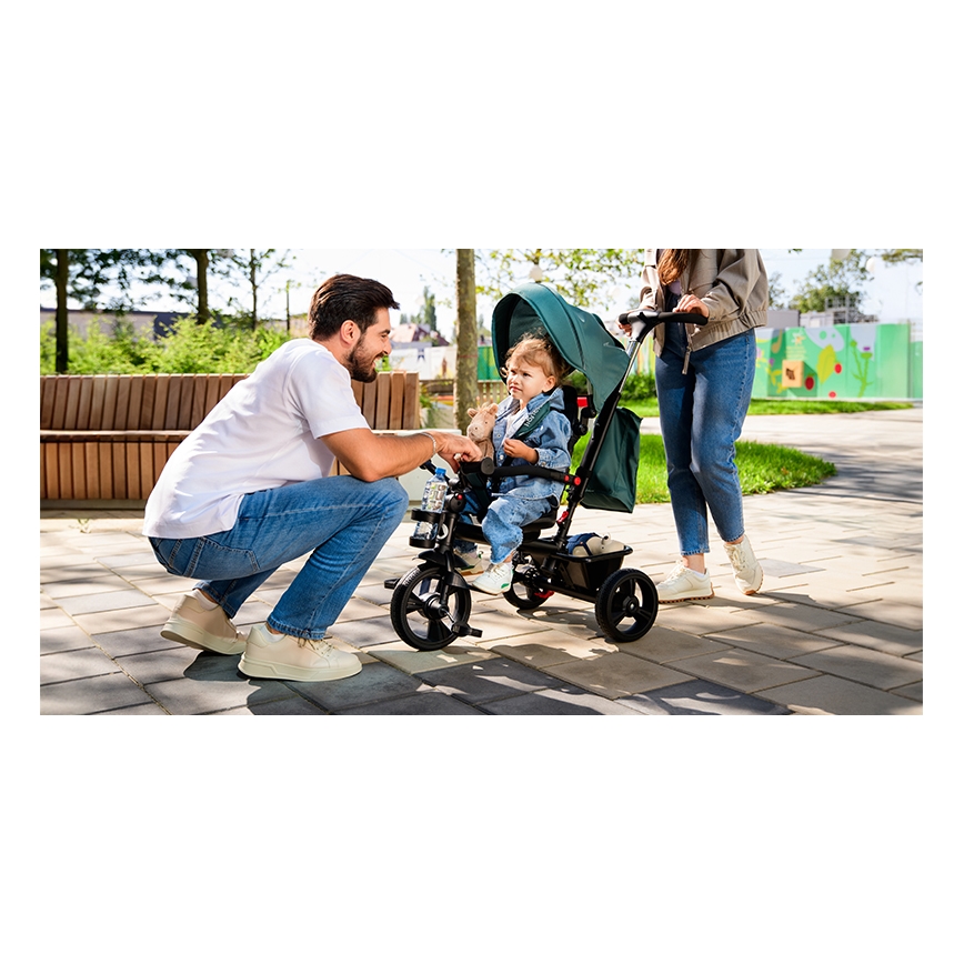 Lionelo - Kinderdriewieler HAARI groen/zwart
