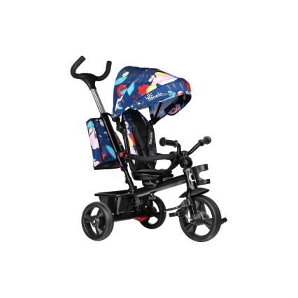 Lionelo - Kinderdriewieler HAARI zwart/veelkleurig