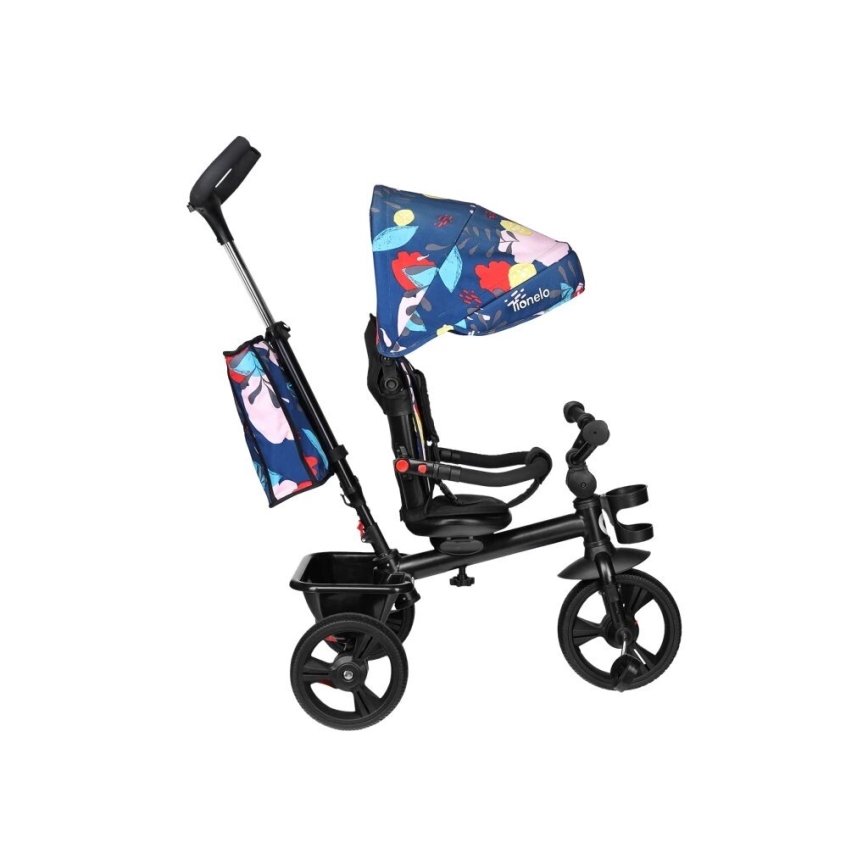 Lionelo - Kinderdriewieler HAARI zwart/veelkleurig