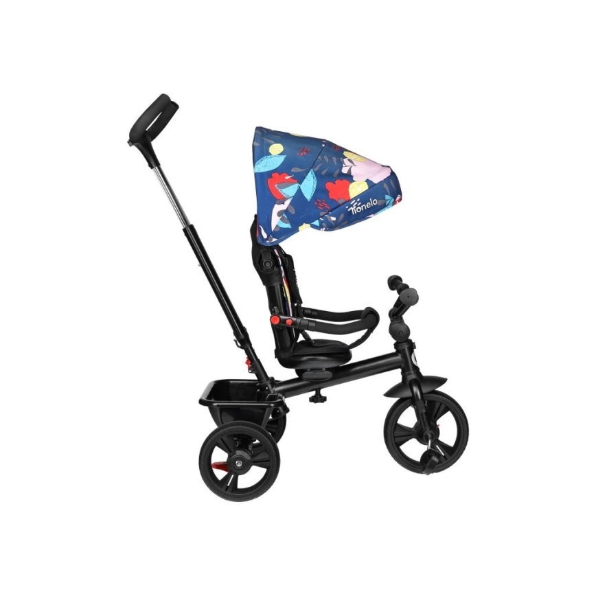 Lionelo - Kinderdriewieler HAARI zwart/veelkleurig