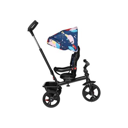 Lionelo - Kinderdriewieler HAARI zwart/veelkleurig