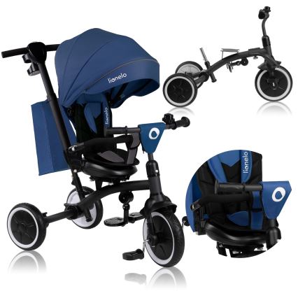 Lionelo - Kinderdriewieler TRIS PLUS Blue Denim