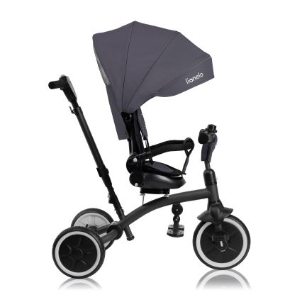 Lionelo - Kinderdriewieler TRIS PLUS Grijs Stone